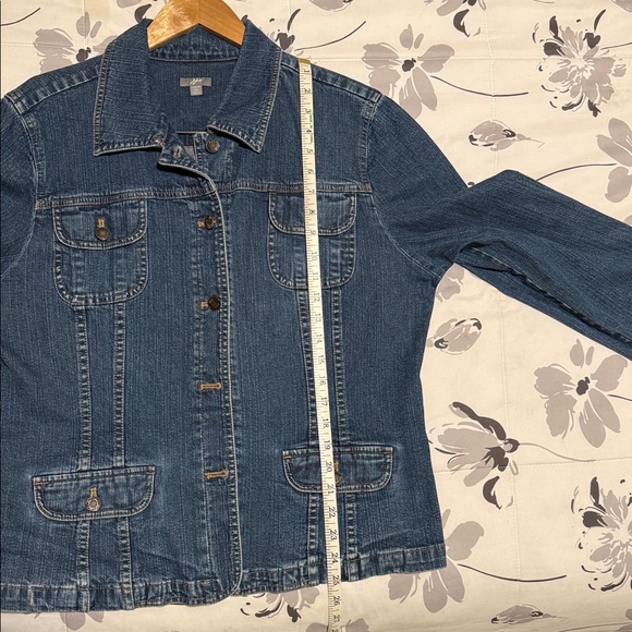 J. Jill Blue Jean Jacket - Picture 7 of 8